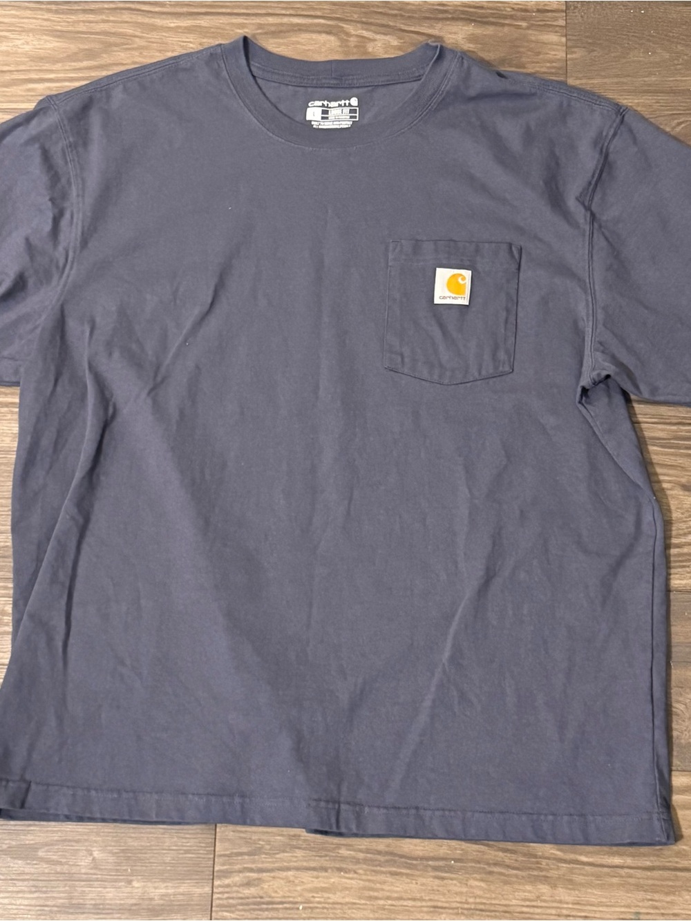 Carhartt Navy Pocket T-Shirt - Men's Short Sleeve
